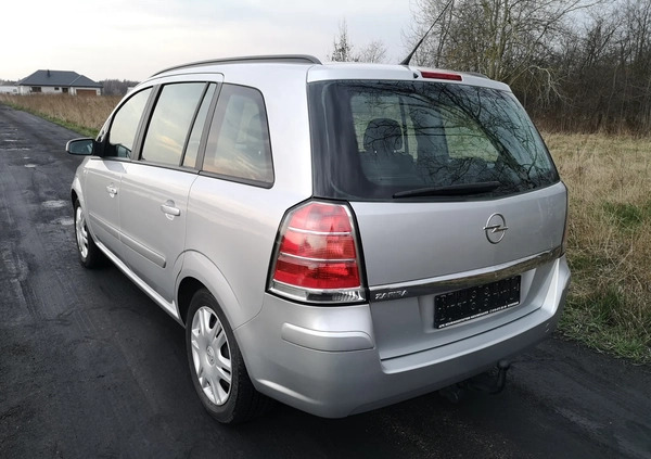 Opel Zafira cena 13900 przebieg: 243000, rok produkcji 2007 z Ryki małe 781